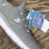 S Sport By Skechers Womens Syrka Step-Ins Sneakers 90429464 Gray 7M