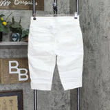 DG2 Womens Stretch Pull-On Bermuda Short 724451 White S