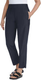 Kirkland Signature  Women's Lightweight Ankle Pants 7772005 Navy Blue S