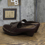 Rialto Womens Vintage Slip On Block Heel Loafer 1673eb695a6c0c Brown 6M