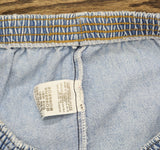 Vanity Fair Pull-On Denim Jeans with Elastic Waist Light Blue 18W Reg