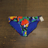 Lauren Ralph Lauren Floral Printed Hipster Bikini Bottom Multicolor Blue 16