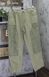 Woolrich X TGT Mid-Rise Straight Fit Cargo Pants 94612190 Olive Green 36x32