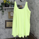 Old Navy Womens Knit Active Powersoft Romper One Piece Skort Bright Green 4X