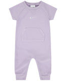 Nike Essentials Girls Baby Waffle Knit One Piece 56M803G Lavender Purple 6M