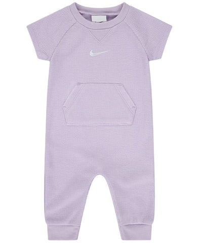 Nike Essentials Girls Baby Waffle Knit One Piece 56M803G Lavender Purple 6M