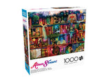 Buffalo Games Treasure Hunt Bookshelf Jigsaw Puzzle 26.75 in. x 19.75 in.