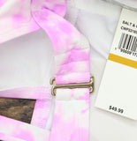 Salt + Cove Tie-Dye Cut-Out One-Piece Swimsuit CWP22185 Pink Multi 3X