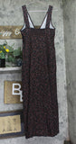 Universal Thread Womens Maxi A-Line Woven Dress 94762466 Black Multi S