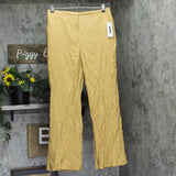 DKNY Womens High-Rise Sueded Side Pocket Canvas Pants UE5P8047 Whiskey Brown 12