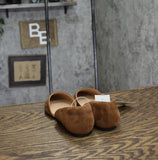 A New Day Womens Julie Ballet Flats with Memory Foam Insole Cognac Brown 6.5M