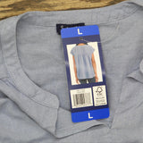 Splendid Women's Linen Blend Tunic Top 177097 Blue L