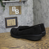 Lifestride Womens Glamour Ballet Flat Skimmers J6150F1 Black 10M