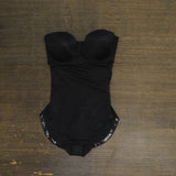 Spanx Womens Suit Your Fancy Strapless Cupped Panty Bodysuit 10205R Black XS