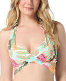 Coco Reef Wrap Halter Bikini Swim Top U5E052 Multi 34D