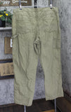 Woolrich X TGT Straight Fit Cargo Twill Jeans Pants Olive Green 42x32
