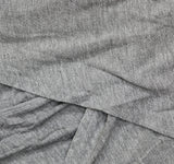 And Now This Scoop Neck Side Tie Wrap Knit Midi Tank Dress Heather Gray L