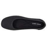 Easy Spirit Womens Alessia Perforated Demi Wedge Flats SEALESSIA3 Black 11W