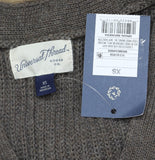 Universal Thread Button-Front Knit V-Neck Sweater Vest 94429995 Brown XS
