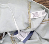 Universal Thread Womens Cropped Sleeveless Denim Halter Shirt Light Wash Blue L