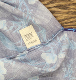 Coniglio Palm Beach Golfview Button-Up Short Sleeve Shirt Cranes Blue
