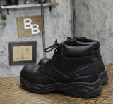 S Sport By Skechers Mens Elton Steel Toe Leather Work Boots 88421397 Black 9