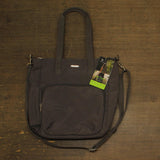 Travelon Anti-Theft Essentials Convertible Backpack / Tote Smoke Gray One Size