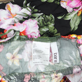 Bar III Womens Floral-Print Tiered Cover Up Dress MBTH25834 Black Multi XS