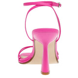 Steve Madden Womens Zarya Heeled Sandal ZARY02S1 Pink Leather 6M