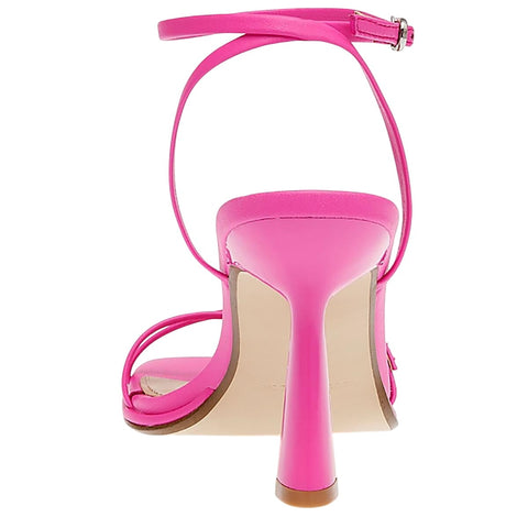Steve Madden Womens Zarya Heeled Sandal ZARY02S1 Pink Leather 6M