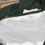 Cupshe Womens Striped Short Sleeve Jersey Swim Cover Up Dress Green M