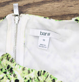 Bar III Printed Sweetheart Crop Top with Keyhole Cutout 100150389 Green Multi 10