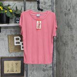 32 Degrees Womens Short Sleeve Mini Ribbed T-Shirt Tee 1763516