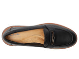 Clarks Westlynn Glow Penny Loafer 26184333 Black Leather 5M