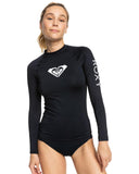 Roxy Long Sleeve Compression Fit Rashguard ERJWR03547 Anthracite Black M