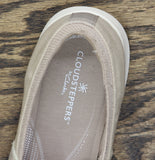 Clarks Breeze Sky Mist Slip-On Sneakers 26181587 Sand Textile Brown 9.5W
