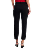 Kasper Womens Mid Rise Straight Leg Knit Pants 10915413 Black XS