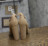 Sun + Stone Womens Reeta Block-Heel Platform Sandals Sand Stone Brown 8.5M