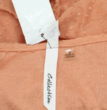 Ny Collection Swiss Dot Bell Sleeve Midi Sundress MNKD3217 Tawny Orange S