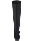 Style & Co Womens Kimmball Wide-Calf Over-The-Knee Boots Black 11M-WC