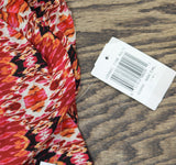 Teeze Me Juniors Printed Handkerchief-Hem Shift Dress Red Multi XL