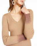Inc International Concepts Womens Knit Ombre Sweater Dress Brown Multi M