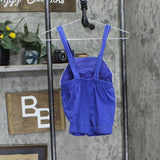 Jetset Youth Girls Vitnage Anchor Overalls Shorts 1678d357fc97ee Royal Blue 6