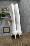 On 34th Womens Rachelle Stovepipe Boots 10019723900 Bone Smooth 6.5M