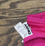 DKNY Textured Molded Balconette Bikini Top Swim Wildberry Textured Pink Purple M