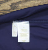 Anne Cole Soft Wide Band Swim Skirt Bikini Bottom MYMB41401 Navy Blue M