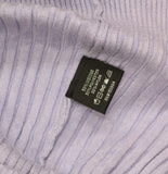 Belldini Knit 1/4 Zip Mock Collar Short Sleeve Sweater Pale Iris Purple 1X