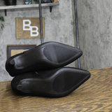 Universal Thread Womens Kitten Heel Faux Suede Booties Boots Black 6.5M