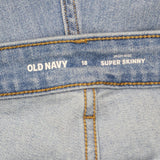 Old Navy Womens High-Rise Super Skinny Jeans 16705917abbe48 Light Blue 18