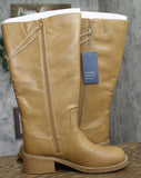 Universal Thread Wide Mid Calf Western Riding Round Toe Boots Tan Brown 8M-WC